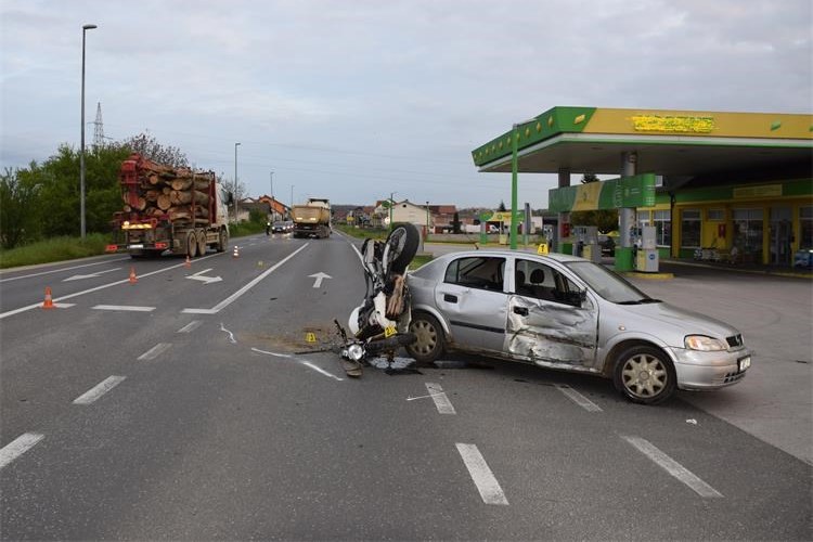 Prometna nesreća na Svetojelenskoj cesti u Čakovcu