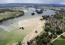 Jezero Šoderica iz zraka