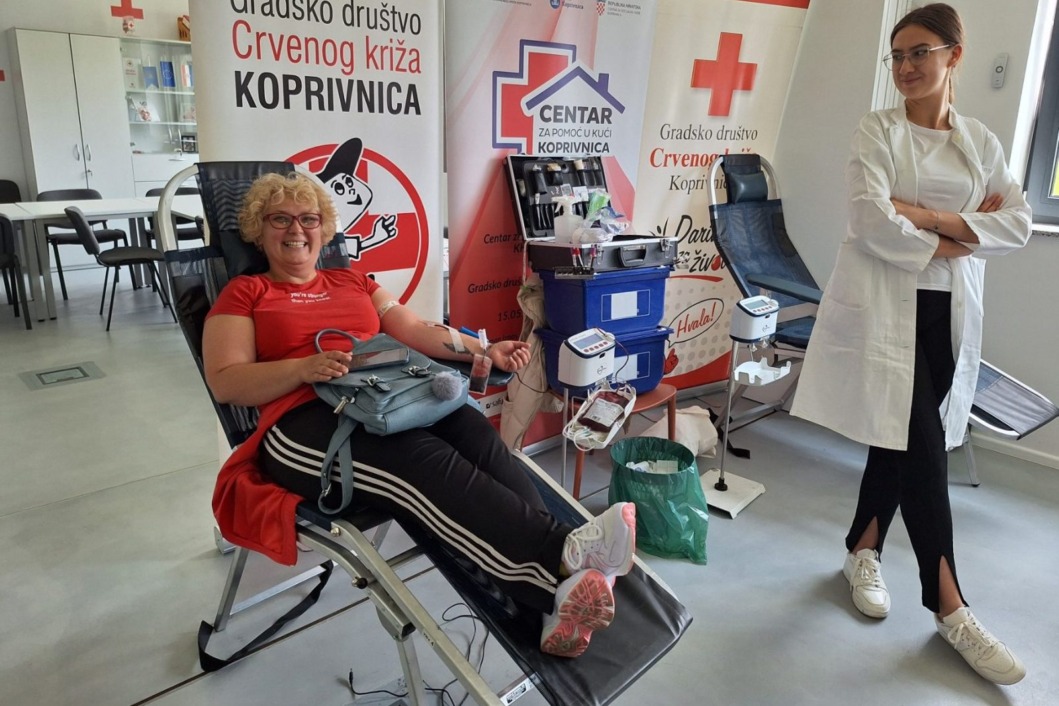 Dobrovoljno darivanje krvi u Koprivnici