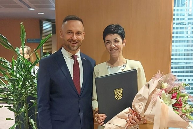 Ministar Marin Piletić i Danijela Treska