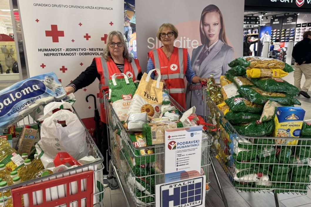 Prikupljanje donacija za koprivničku Socijalnu samoposlugu u shopping centru Supernova