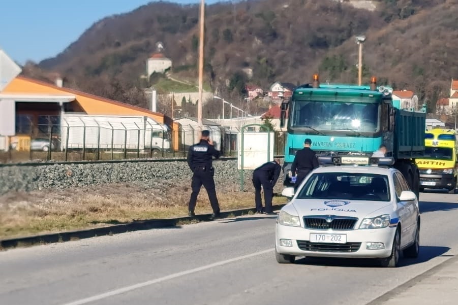 Policijski očevid na mjestu nesreće