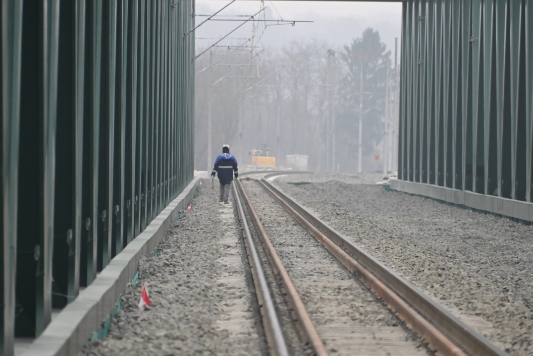 Novi željeznički most u Botovu